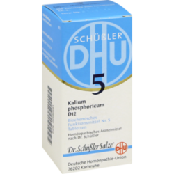 Verpackungsbild (Packshot) von BIOCHEMIE DHU 5 Kalium phosphoricum D 12 Tabletten