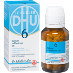 Verpackungsbild (Packshot) von BIOCHEMIE DHU 6 Kalium sulfuricum D 6 Tabletten