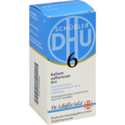 Verpackungsbild (Packshot) von BIOCHEMIE DHU 6 Kalium sulfuricum D 12 Tabletten