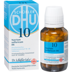 Verpackungsbild (Packshot) von BIOCHEMIE DHU 10 Natrium sulfuricum D 6 Tabletten