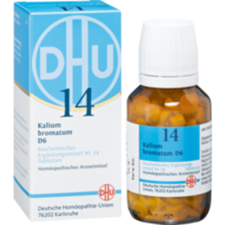 Verpackungsbild (Packshot) von BIOCHEMIE DHU 14 Kalium bromatum D 6 Tabletten