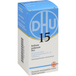 Verpackungsbild (Packshot) von BIOCHEMIE DHU 15 Kalium jodatum D 12 Tabletten
