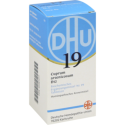Verpackungsbild (Packshot) von BIOCHEMIE DHU 19 Cuprum arsenicosum D 12 Tabletten