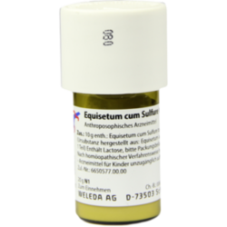 Verpackungsbild (Packshot) von EQUISETUM CUM Sulfure tostum D 4 Trituration