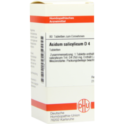 Verpackungsbild (Packshot) von ACIDUM SALICYLICUM D 4 Tabletten