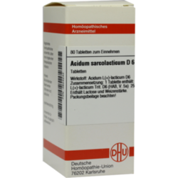 Verpackungsbild (Packshot) von ACIDUM SARCOLACTICUM D 6 Tabletten