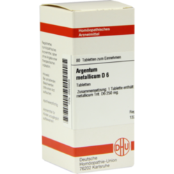Verpackungsbild (Packshot) von ARGENTUM METALLICUM D 6 Tabletten