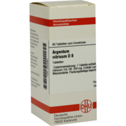 Verpackungsbild (Packshot) von ARGENTUM NITRICUM D 8 Tabletten