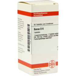 Verpackungsbild (Packshot) von BORAX D 6 Tabletten