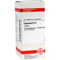 Verpackungsbild (Packshot) von CAPSICUM D 12 Tabletten