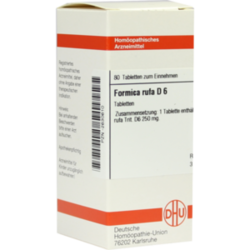 Verpackungsbild (Packshot) von FORMICA RUFA D 6 Tabletten