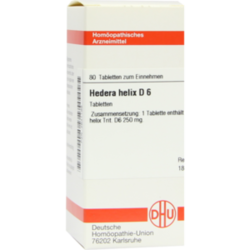Verpackungsbild (Packshot) von HEDERA HELIX D 6 Tabletten