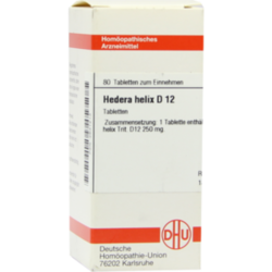 Verpackungsbild (Packshot) von HEDERA HELIX D 12 Tabletten