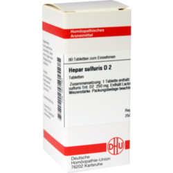 Verpackungsbild (Packshot) von HEPAR SULFURIS D 2 Tabletten
