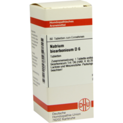 Verpackungsbild (Packshot) von NATRIUM BICARBONICUM D 6 Tabletten