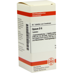 Verpackungsbild (Packshot) von OPIUM D 6 Tabletten
