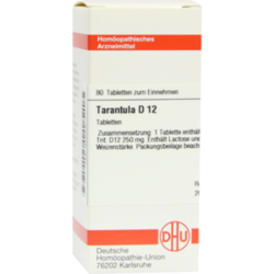 Verpackungsbild (Packshot) von TARANTULA D 12 Tabletten