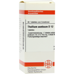 Verpackungsbild (Packshot) von THALLIUM ACETICUM D 12 Tabletten