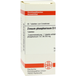Verpackungsbild (Packshot) von ZINCUM PHOSPHORICUM D 6 Tabletten