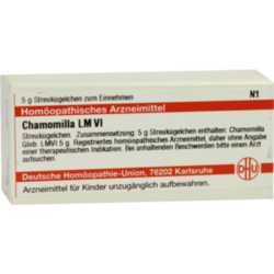 Verpackungsbild (Packshot) von CHAMOMILLA LM VI Globuli