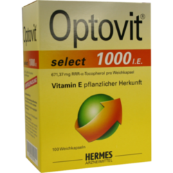 Verpackungsbild (Packshot) von OPTOVIT select 1.000 I.E. Kapseln