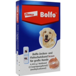 Verpackungsbild (Packshot) von BOLFO Flohschutzband braun f.große Hunde