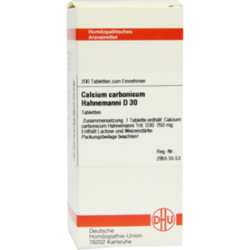 Verpackungsbild (Packshot) von CALCIUM CARBONICUM Hahnemanni D 30 Tabletten