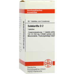 Verpackungsbild (Packshot) von SABDARIFFA D 2 Tabletten