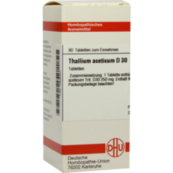 Verpackungsbild (Packshot) von THALLIUM ACETICUM D 30 Tabletten