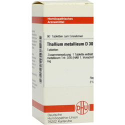 Verpackungsbild (Packshot) von THALLIUM METALLICUM D 30 Tabletten