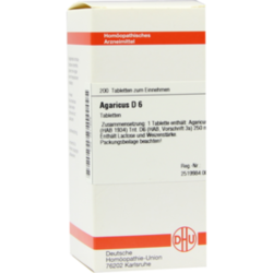 Verpackungsbild (Packshot) von AGARICUS D 6 Tabletten