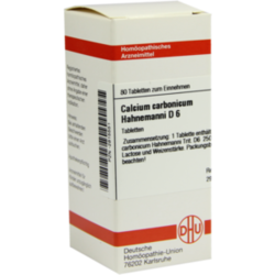 Verpackungsbild (Packshot) von CALCIUM CARBONICUM Hahnemanni D 6 Tabletten