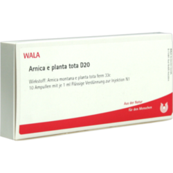 Verpackungsbild (Packshot) von ARNICA E Planta tota D 20 Ampullen