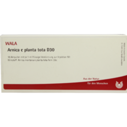 Verpackungsbild (Packshot) von ARNICA E Planta tota D 30 Ampullen