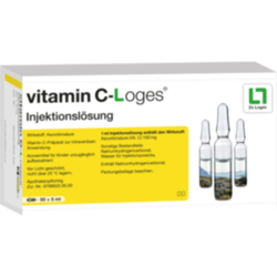 Verpackungsbild (Packshot) von VITAMIN C-LOGES Injektionslösung