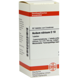Verpackungsbild (Packshot) von ACIDUM NITRICUM D 10 Tabletten