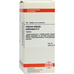 Verpackungsbild (Packshot) von CALCIUM STIBIATO sulfuratum D 4 Tabletten
