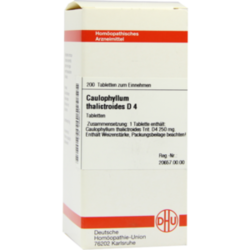 Verpackungsbild (Packshot) von CAULOPHYLLUM THALICTROIDES D 4 Tabletten