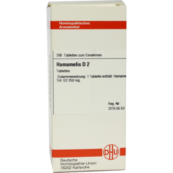 Verpackungsbild (Packshot) von HAMAMELIS D 2 Tabletten