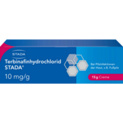Verpackungsbild (Packshot) von TERBINAFINHYDROCHLORID STADA 10 mg/g Creme