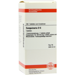 Verpackungsbild (Packshot) von SANGUINARIA D 6 Tabletten