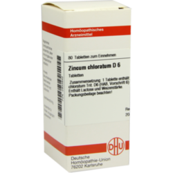 Verpackungsbild (Packshot) von ZINCUM CHLORATUM D 6 Tabletten