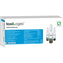 Verpackungsbild (Packshot) von TOXILOGES Injektionslösung Ampullen