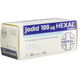 Verpackungsbild (Packshot) von JODID 100 HEXAL Tabletten