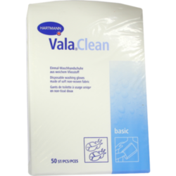 Verpackungsbild (Packshot) von VALACLEAN Basic Waschhandschuhe