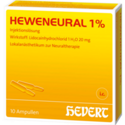 Verpackungsbild (Packshot) von HEWENEURAL 1% Injektionslösung Ampullen