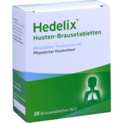 Verpackungsbild (Packshot) von HEDELIX Husten-Brausetabletten