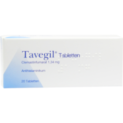 Verpackungsbild (Packshot) von TAVEGIL Tabletten