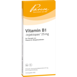 Verpackungsbild (Packshot) von VITAMIN B1 INJEKTOPAS 25 mg Injektionslösung