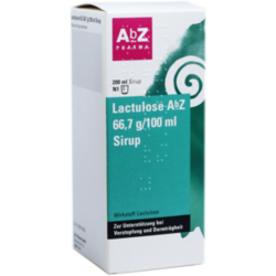 Verpackungsbild (Packshot) von LACTULOSE AbZ 66,7 g/100 ml Sirup